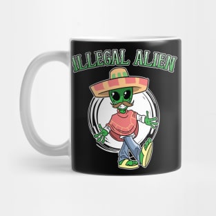 Illegal Alien Mexican Spanish Ufos Space Mug